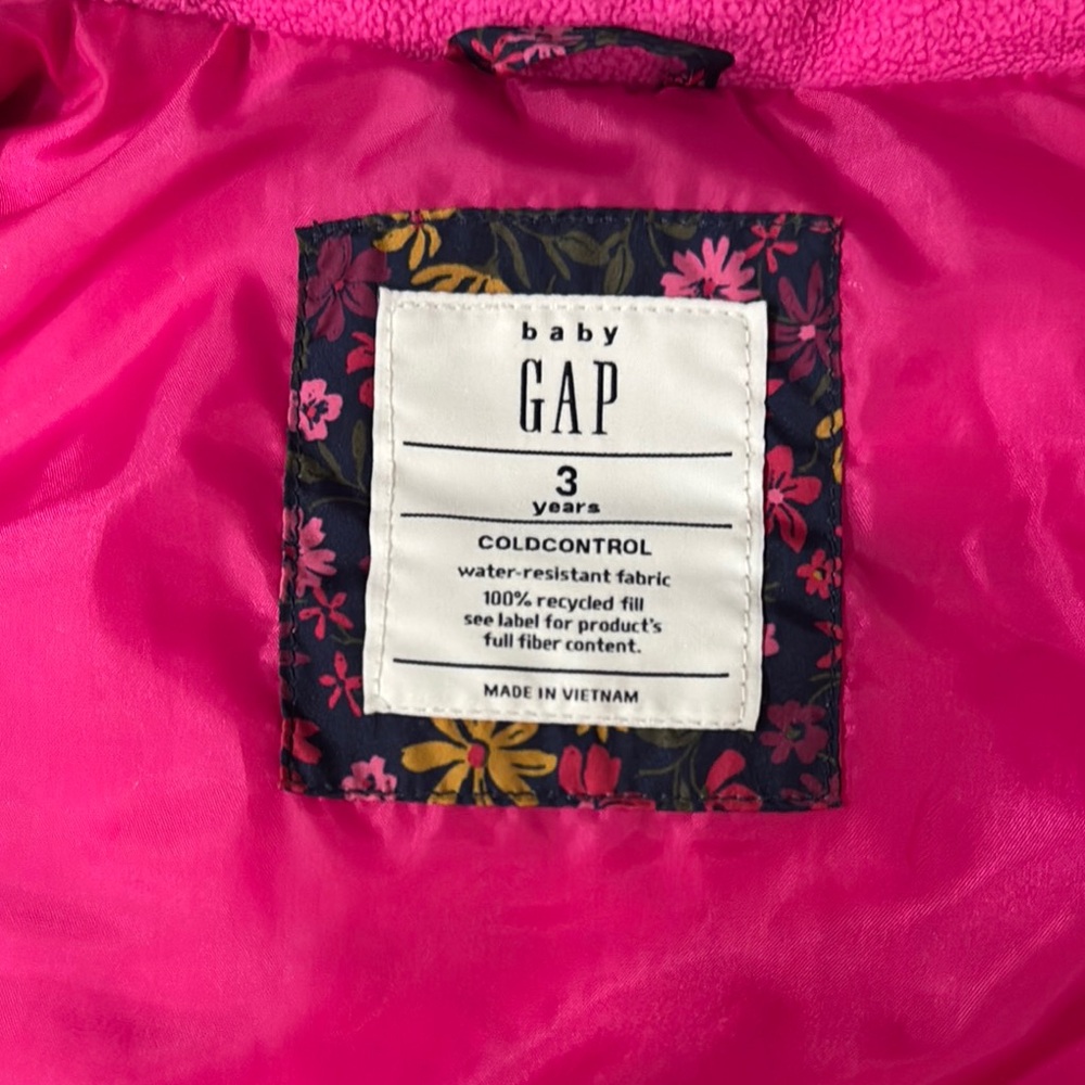 Baby GAP Pink Floral Jacket